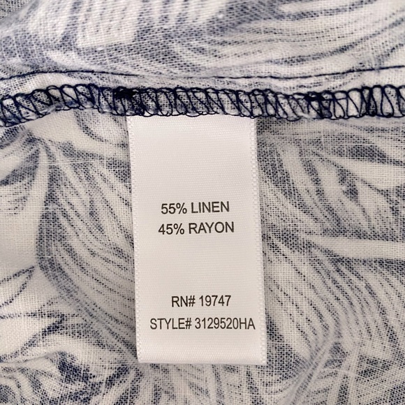 Land n Sea Cropped Linen Blend Pants Size S - Picture 5 of 5